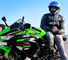 He is also a biker.